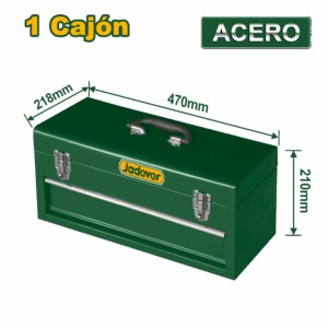 CAJA DE HERRAMIENTAS DE ACERO CON 1 GAVETA JADEVER